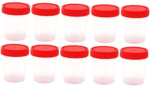 Conteneur Stérile 10pcs Collection D'urine D'hôpital Bouteille D'échantillon 60ml Bouteille D'échantillon