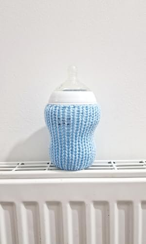 Baby Bottle Covers - Made to fit 260ml Tommee Tippee Bottles (Blue 260ml Bottle Cover)