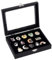 OLYCRAFT Pin Vitrine Abzeichen Aufbewahrung Vitrine Brosche Mit Durchsichtigem Fenster Für Hard Rock Abzeichen Und Medaillen Zum Sammeln – 20x16x5cm Schwarz