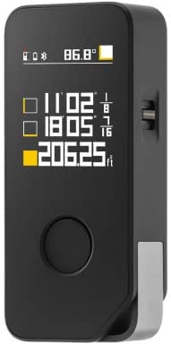 HOTO 164Ft/50m Laser Distance Meter Pro, Digital Laser Measure with Bluetooth, ±2 mm Accuracy, M/in/Ft Unit Switching, 5 Measurement Modes, LCD Display, 850mAh Battery, USB-C Charging