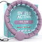 Swiss Activa+ S2 XXL Smart Hula Hoop Reifen Erwachsene - Bis zu 120cm - Hula Hoop mit Gewicht Kugel - Hullahub Reifen zum Abnehmen - Smart Hula Hoop Testsieger Leise - Hulahuppreif zum Abnehmen