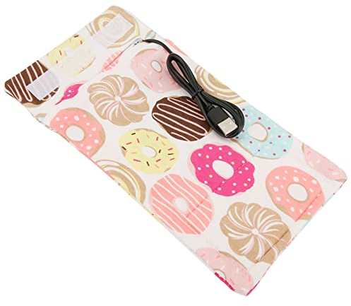 Tiiyee Chauffe-biberon USB, Chauffe-biberon USB pour Garder au Chaud pour bébé, Chauffe-Lait de Voyage, Maintien de la Chaleur du Lait, Thermostat pour intérieur, extérieur, Shopping, Voyage(Donut)