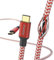 Hama Câble USB-C à USB-C Reflective (Câble de Connexion USB-C, Câble de Charge PD USB type C, Câble de Données 480 Mbit/s, 1.5 m, pour MacBook Pro,iPad,ChromeBook,Samsung Galaxy S21) Rouge