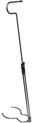 Acclaim Heavy Duty Chrome Metal Folding Base Telescopic Handle Jack & Bowls Lifter Professional Heavyweight 25” Tall U Shaped Handle Bowling Aid