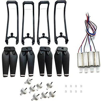 OZLLO [Pièces de drone] Accessoires de drone, moteurs de moteur pour quadricoptère E99 E99 Pro2 RC hélices Pro Lames Coupe-vent Pièces d'engrenage [Facile à installer]