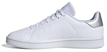 adidas Mujer Urban Court Shoes, FTWR White/Silver Met./Silver Met., 41 1/3 EU