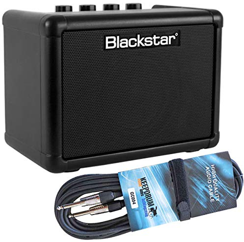 Blackstar Fly 3 - Mini amplificador para guitarra (3 W, cable jack keepdrum, 3 m), color negro