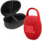 JBL Clip 5 Bluetooth Speaker and divvi! Protective Case - Red