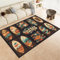 Kurzflor Wohnzimmerteppich - Strand Surfbrett rutschfest und Weich Teppich, 60x90cm, Bunt Dekorative Teppiche für Schlafzimmer, Esszimmer