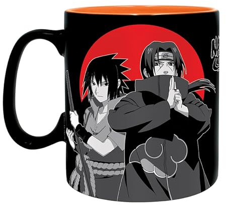 NARUTO SHIPPUDEN - Mug - 460 ml - Group black & white - cardboard