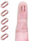 SJUIEO 5-teiliger ovaler Schmuckverschluss aus Roségold mit Verschluss-Federring zur Herstellung von Schmuck, Halsketten und Armbändern (14 x 7,8 x 2,2 mm) (Roségold)