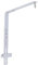 Aquarium-Lichthalter, Verstellbar, Durchsichtig, für Aquarien, LED-Licht-Riser-Ständer, Aquarium-Tropflicht-Halterung, Aquarium-Licht-Ständer-Set, Halter, Zubehör für (SILVER)