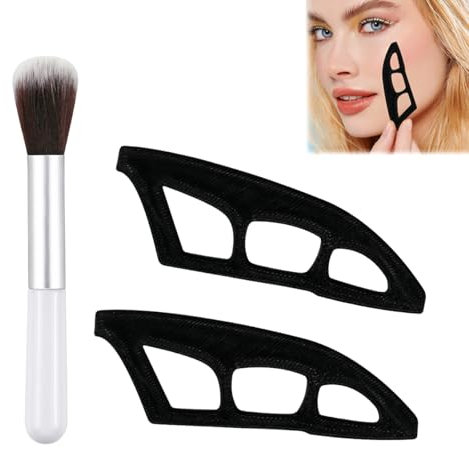 3 Stück für Eyetour Eyeliner Schablone Set, für Eyetour Eyeshadow Tool, Lidstrich Lidschatten Schablone für Anfänger, Werkzeuge für das Augen-Make-up, für Lidschattenvorlage, Lidschattenführer Tool