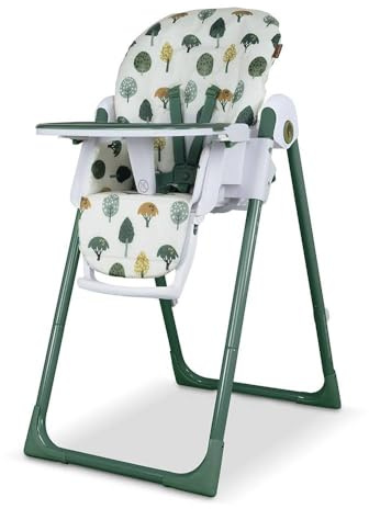 Cosatto Pip Adjustable Baby Highchair | Toddlers - Birth to 15kg | Compact, Foldable, Lightweight, 7 Height Positions, Padded Seat, 5 Point Harness, Cup Holder, Dishwasher Safe, Easy Clean (Faraway)