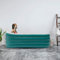 Baignoire gonflable 152 x 82 x 57 cm - Pliable et portable - Rectangulaire - Avec pompe électrique - Pour adulte - Pour douche et vapeur