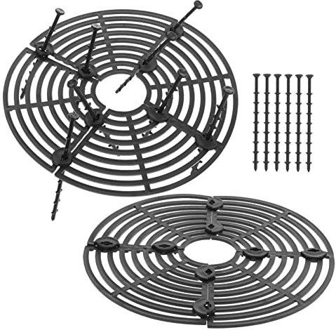 ROMISBABA 2Pcs Plant Pot Protector Grids Pot Covers for Pet Safety Smooth Surface Prevents Digging by Cats Dogs Squirrels