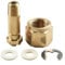 Honseadek Nut Regulator, CGA320 Flat Head Large Cylinder Connector, With 1 Washer, Carbon Dioxide Regulator, Inlet Bottle Fittings Repair Part