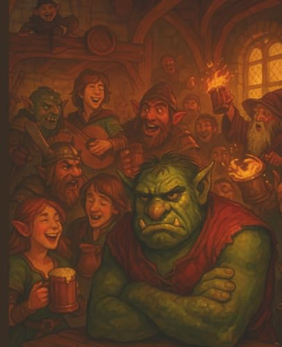 RPG Notebook: Grumpy Tavern DM Edition: College Ruled Journal