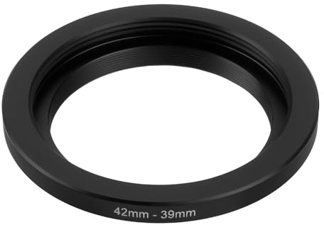 VGOL 1-teiliger Kamera-Kupplungsring-Adapter M42-M39-Gewindeadapterring M42-Buchse auf M39-Stecker Kamera-Adapterring Zur Modifikation des Kameraobjektivs