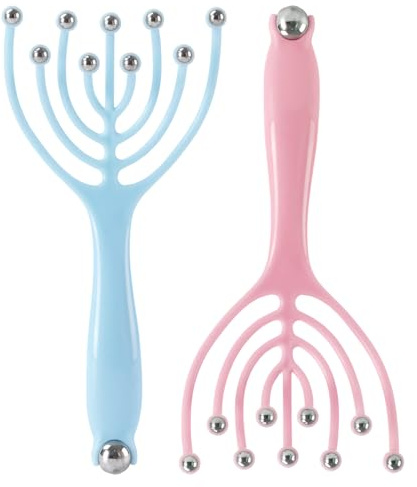 2Pcs Head Massager, Scalp Massager Claw | Head Massager Claw for Relaxation, Portable Tension Relief Tool for Office Workers and Travellers Gift for Christmas New Year