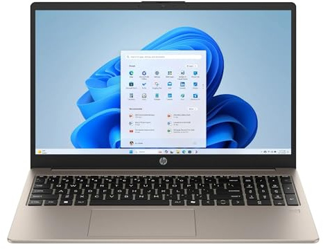 HP Computer portatile touch FHD IPS 15,6, processore Intel Core i3-N305, 8GB DDR4, 256GB SSD, Windows 11 Home, WiFi 6, Bluetooth, Copilot AI, Cozy Cashmere, 15-fd0230wm