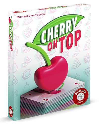Piatnik 675096 - Cherry on Top - EIN taktisches Pocketspiel mit Früchten