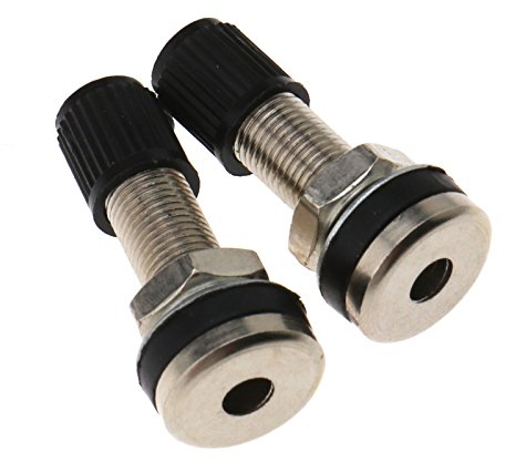 2 stücke Auto Motorrad Reifen Reifen Ventil Tubeless Metall Ventilschäfte Mit Staubkappen