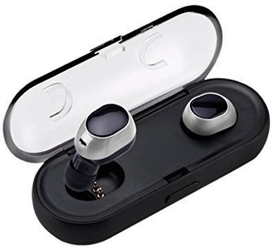 Auricolari Bluetooth senza fili, auricolari sportivi con microfono, impermeabile, HD stereo a prova di sudore, per palestra, corsa, allenamento, per iPhone, Samsung, HTC