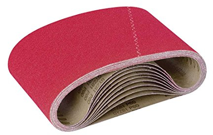 RETOL bandes abrasives, 750 x 200 mm, G40, p. ponceuses à bande, céramique (Lot de 10)