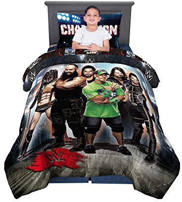 Franco Kinder-Bettwäsche-Set aus superweicher Mikrofaser 4 Piece Twin Size WWE Armageddon