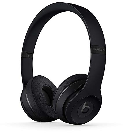 Beats Solo3 Wireless On-Ear Headphones - Apple W1 Headphone Chip, Class 1 Bluetooth, 40 Hours of Listening Time, Built-in Microphone - Black
