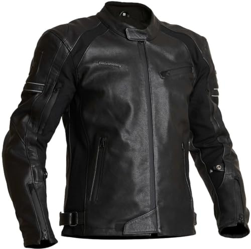 Halvarssons Selja Motorrad Lederjacke (Black,56)