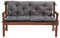 Mayaadi Home Gartenbankauflage Bankauflage Bankkissen Sitzkissen Polsterauflage Sitzpolster Hellgrau 180x60x50cm