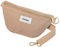 Woodcessories - Bauchtasche Damen Braun, Crossbody Bag, Gürteltasche Damen aus Bio-Baumwolle - Change Bum Bag (Taupe Braun)