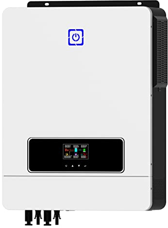 PMSUN 10200W On/Off Grid Solar Hybrid Inverter Eingebauter 160A Laderegler PV Max 500V Eingang DC48V zu AC230V Reiner Sinus Welle Inverter für Home Energy Storage RV Schuppen Off-Grid System