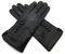 TheGloveHut Damen Echtes Weiches Leder Handschuhe Vollständig Gefüttert Geschenk Verpackt (Schwarz, Klein 6.5 )