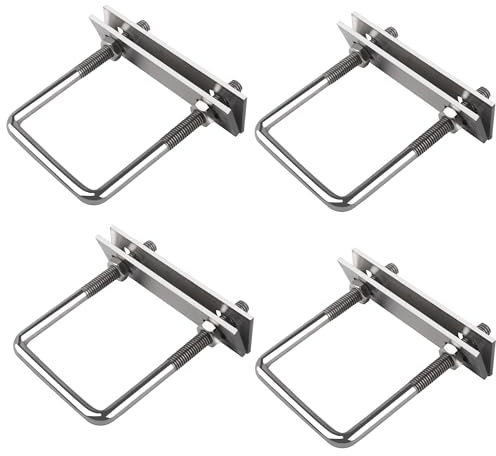 Boulons En U, Boulon en U en Acier Inoxydable, U-Bolt Pour Fixation Barre de Toit, Bride de Fixation, Pour Jardin, Cour, Fixation RV, Plomberie, Installation Solaire Fixe