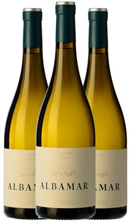 Albamar Albariño Rías Baixas 75 cl Vino blanco (Caja de 3 Botellas de 75 cl)