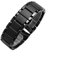 HEPUP Keramik-Armband für Armani AR1451 AR1452 AR1400 AR1410 Uhrenarmband mit Edelstahl-Schmetterlingsschließe, 22 24 mm Uhrenarmbänder, Achat