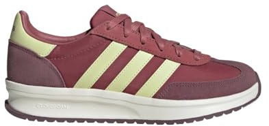 adidas Women's Run 72 Sneaker, Preloved Crimson/Ice Yellow/Shadow Fig, 7.5 UK
