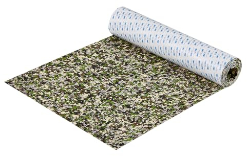 VEVOR Bootsbodenbelag, Eva-Schaum-Bootsdeck, 2400 x 600 x 6 mm, Rutschfester, Selbstklebender Bodenbelag, 28800 cm², 2 Rollen Marineteppich für Boote, Yachten, Pontons, Kajakdecks