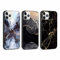 Foonary 3 Pack Print Phone Case Compatible with iPhone 11 Pro Max 6.5, Ultra Slim Fit Soft Silicone with Marble Design Aesthetics Pattern, Shockproof Bumper Protector Black Matte Cover