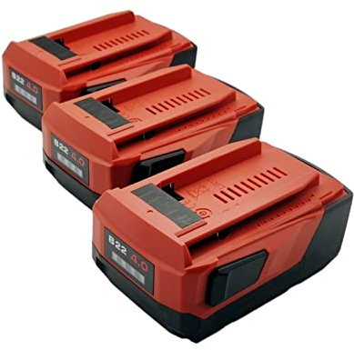 Batterie Haute Puissance 22 V 4,0 Ah. Compatible avec Hilti. Outils électriques sans Fil 18V 21.6V 22V, perceuses, Pilotes, marteaux B22, Remplacement des Batteries d'outils