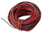 VBLED® 22AWG Elektrischer Draht, 20 Meter LED Verlängerungskabel,Kabel, Weich Und Flexibel, Niedrige Impedanz, 2-Adriges Schwarz-Rotes Elektrischer Draht für LED Strip Und Elektronische Verdrahtung
