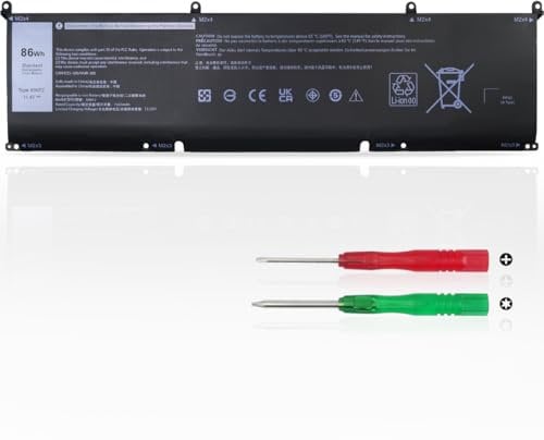KXRSII 69KF2 Laptop Akku für Dell XPS 15 9500 9510 9520 9530 Alien Ware M15 M17 R3 R4 Precision 5550 5560 5570 Inspiron 7510 7610 7620 Dell G7 7500 G15 5515 5520 5525 8FCTC DVG8M 70N2F 86Wh