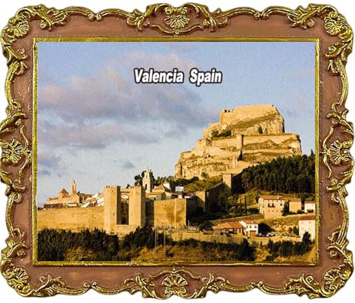 Imán para nevera Valencia España, recuerdo turístico, imán decorativo para nevera
