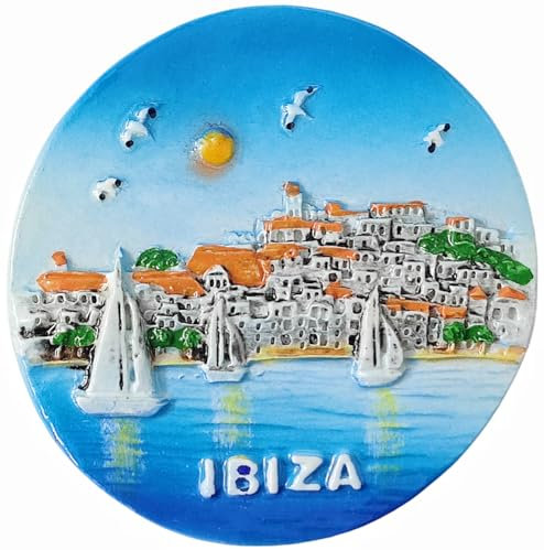 Kühlschrankmagnet Ibiza Spanien Reise Souvenir Kühlschrank 3D Dekoration Handwerk Kollektion