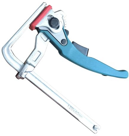 Track Saw Clamps,Woodworking Table Clamp - MFT Table Tools, Alloy Steel Quick Track Saw Clamps, Guide Rail F Clamp for Most Carpenter