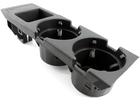 ZEXVPVAX Doppelloch Auto Styling Front Mittelkonsole Aufbewahrungsbox Münze Getränkehalter Für BMW E46 Serie 1999-2006 51168217953
