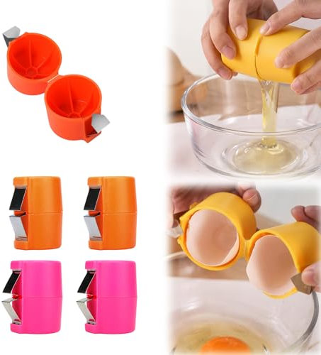 Egg Shell Opener, 2025 Egg Cracker Tool for Raw and Hard-Boiled Eggs, Handheld Egg Peeler and Separator, Stainless Steel Eggshell Breaker, Kitchen Gadgets for Cooking and Baking (C)